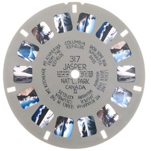 Jasper Nat'l Park, Canada - View-Master Hand-Lettered Reel - vintage - (HL-317n) 3dstereo 