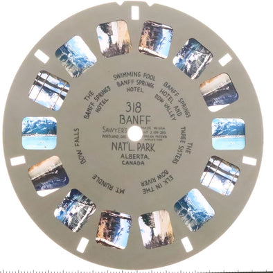 Banff National Park, Canada View-Master Hand Lettered Reel - vintage - (HL-318n) Reels 3dstereo 