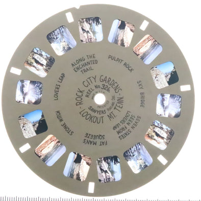 Rock City Gardens - View-Master Hand Lettered Reel - vintage - (HL-326c) Reels 3dstereo 