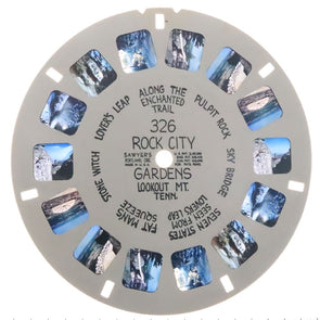 Rock City Gardens - View-Master Hand Lettered Reel - vintage - (HL-326n) Reels 3dstereo 