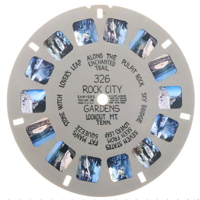 Rock City Gardens - View-Master Hand Lettered Reel - vintage - (HL-326n) Reels 3dstereo 