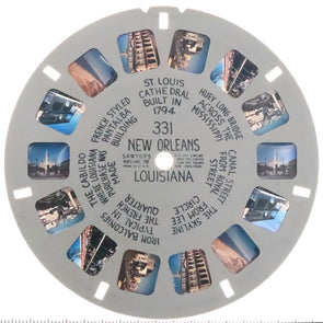 New Orleans Louisiana - View-Master Hand Lettered Reel - vintage - (HL-331n) Reels 3dstereo 