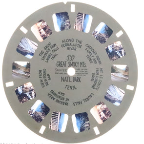 Great Smoky Mts. Nat'l Park, Tenn - View-Master Hand Letter Reel - vintage - (HL-337n) Reel 3dstereo 