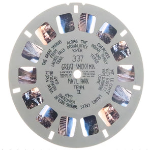Great Smoky Mts. Nat'l Park, Tenn II - View-Master Hand Letter Reel - vintage - (HL-337nx) Reel 3dstereo 