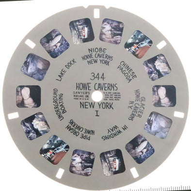 Home Caverns New York - View-Master Hand Lettered Reel - vintage - (HL-344n) Reel 3dstereo 