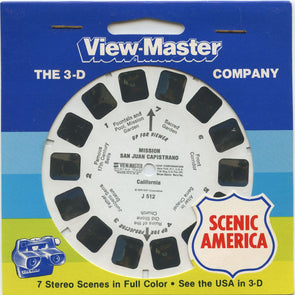 5 ANDREW - San Juan Capistrano - California - View-Master On Location Single Reel - 1979 - vintage - J512 Reels 3dstereo 