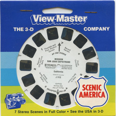 5 ANDREW - San Juan Capistrano - California - View-Master On Location Single Reel - 1979 - vintage - J512 Reels 3dstereo 