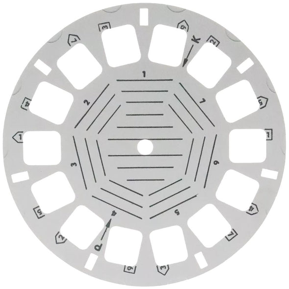 5 ANDREW - Meopta Earlier Reel Blank - Compatible with View-Master - vintage Reels 3dstereo 