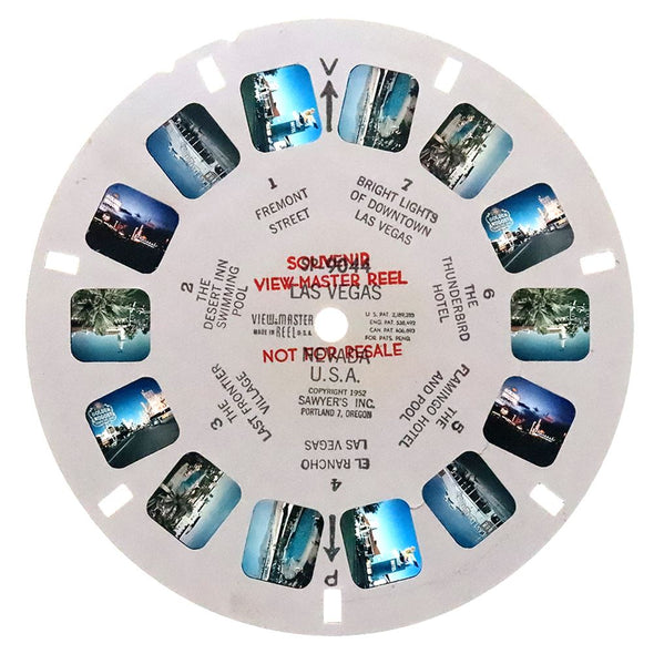 4 ANDREW - Las Vegas Nevada U.S.A - View-Master Single Reel - vintage - SP-9044 Reels 3dstereo 