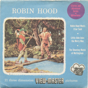 9 ANDREW - Robin Hood - View-Master 3 Reel Economy Packet - vintage - 972-A,B,C-S3 Packet 3Dstereo 