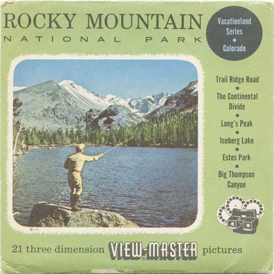 9 ANDREW - Rocky Mountain - View-Master 3 Reel Economy Packet - vintage - 101,102,9042-S3 Packet 3Dstereo 