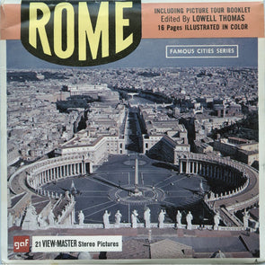 10 ANDREW - Rome - View-Master 3 Reel Economy Packet - vintage - B182-G1 Packet 3dstereo 