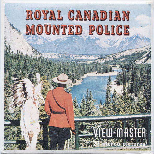 Royal Canadian Mounted Police - View-Master 3 Reel Packet - vintage - B750-S5 Packet 3dstereo 