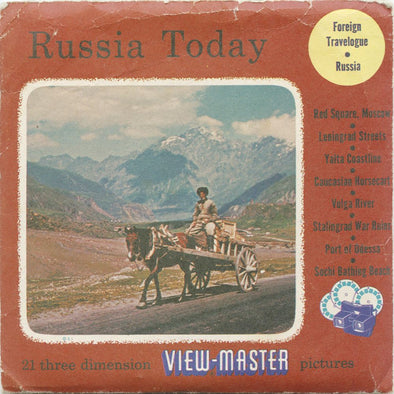 9 ANDREW - Russia Today - View-Master 3 Reel Economy Packet - vintage - 2800-A,B,C-S3 Packet 3Dstereo 