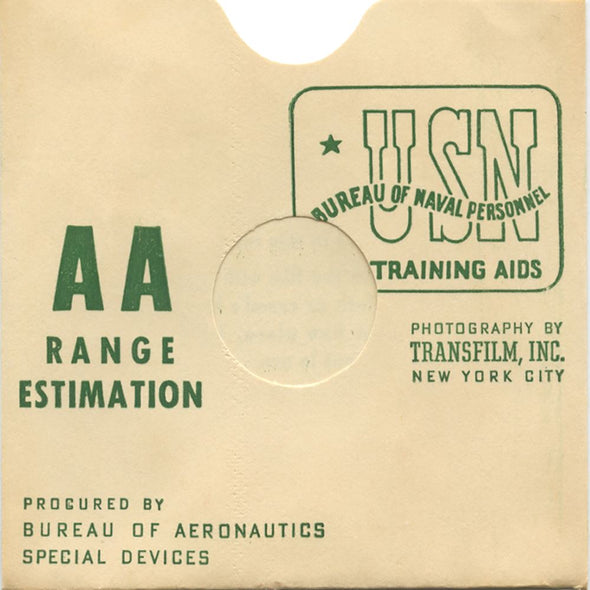 AA-117 - Military Range Estimation Study Reel - Northrop P-61 - naval aviation reel - vintage Reels 3Dstereo.com 