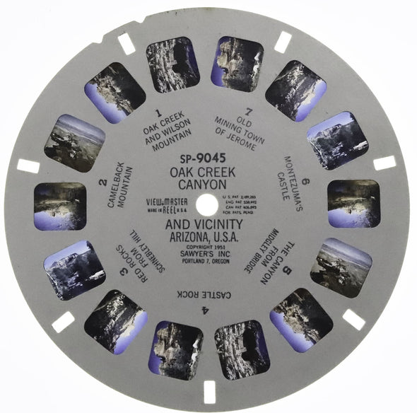 Oak Creek Canyon and Vicinity, Arizona USA - View-Master SP Reel - 1951 - (SP-9045x) Reels 3Dstereo.com 