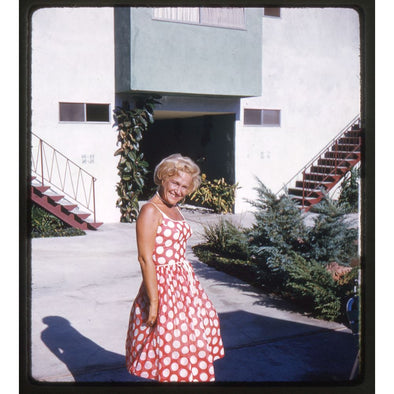 5 ANDREW - 3D Stereo Slide Original Kodachrome - Summer Dress - vintage 3dstereo 
