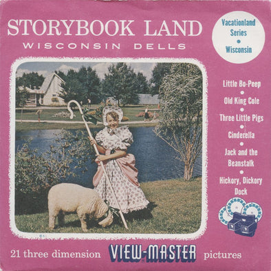 7 ANDREW - Storybook Gardens - View-Master 3 Reel Packet - vintage - S3 Packet 3dstereo 