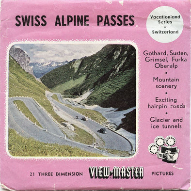 5 ANDREW - Swiss Alpine Pass - View-Master 3 Reel Packet - 1959 - vintage - C127-BS3 Packet 3dstereo 