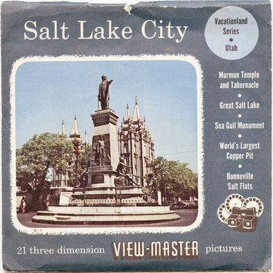 11 ANDREW - Salt Lake City - View-Master 3 Reel Packet - vintage - 121-A,B,C-S3 Packet 3dstereo 