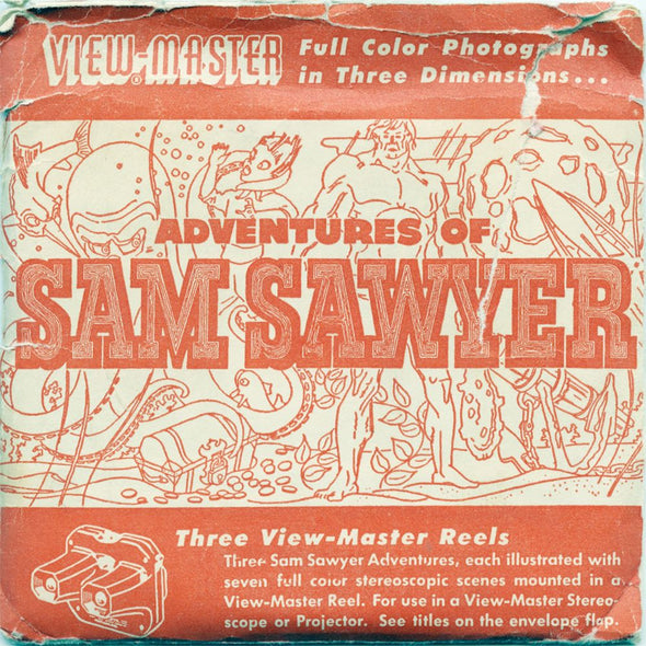 11 ANDREW - Sam Sawyer - View-Master 3 Reel Economy Packet - vintage - SAM-1,2,3-S1 Packet 3dstereo 