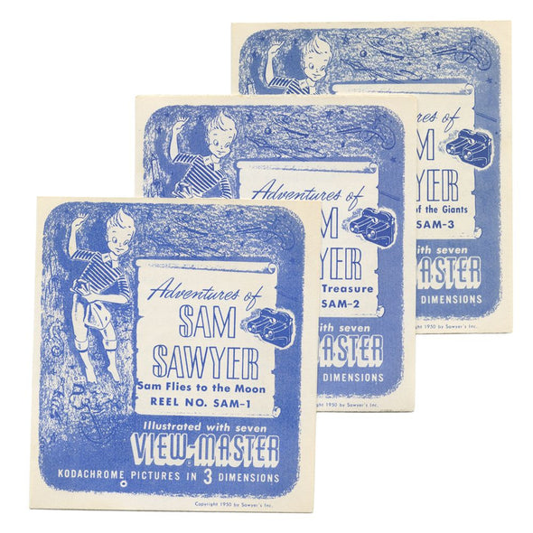11 ANDREW - Sam Sawyer - View-Master 3 Reel Economy Packet - vintage - SAM-1,2,3-S1 Packet 3dstereo 