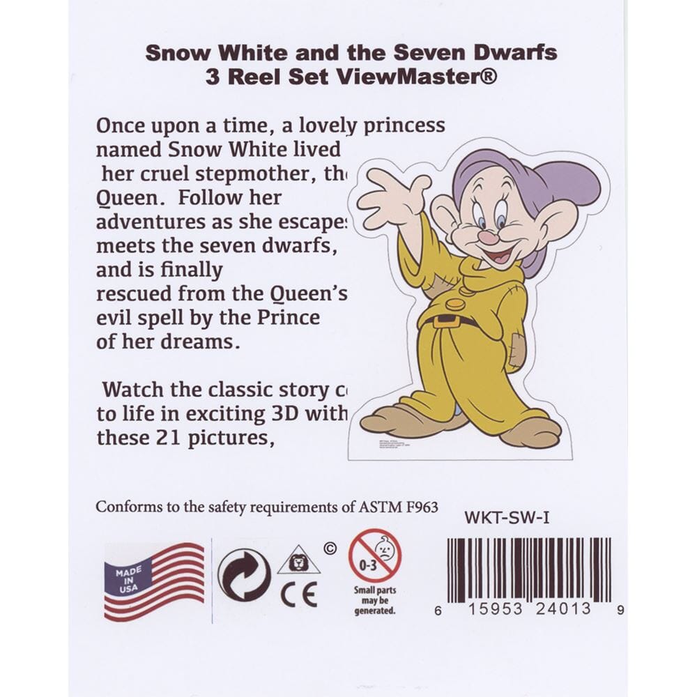 Snow White - View-Master 3 Reel Set - ECONOMY GRADE –
