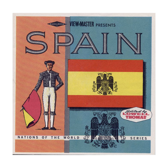 10 ANDREW - Spain - View-Master 3 Reel Economy Packet - vintage - B171-S6A Packet 3dstereo 