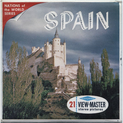 10 ANDREW - Spain - View-Master 3 Reel Economy Packet - vintage - B171-S6A Packet 3dstereo 