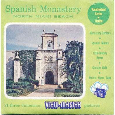 Spanish Monastery - View-Master 3 Reel Economy Packet - vintage - 171-A,B,C-S3 Packet 3Dstereo.com 