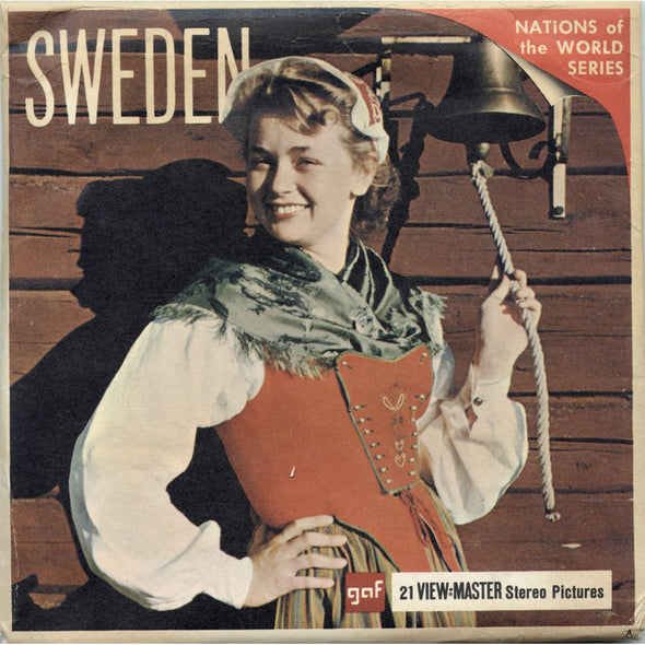 10 ANDREW - Sweden - View-Master 3 Reel Packet - vintage - B151-G1 Packet 3dstereo 