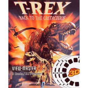 T-REX - Back to the Cretaceous - 3 View-Master Reels - NEW WKT 3dstereo 