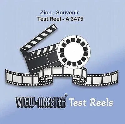 1 ANDREW - Zion National Park - View-Master Souvenir Test Reel - 1974 views - vintage - (A3475) Reels 3dstereo 
