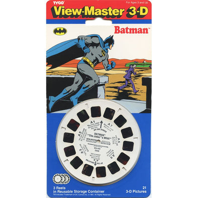 Batman - Joker's Wild - View-Master 3 Reel Set on Card - NEW - 1003 VBP 3dstereo 
