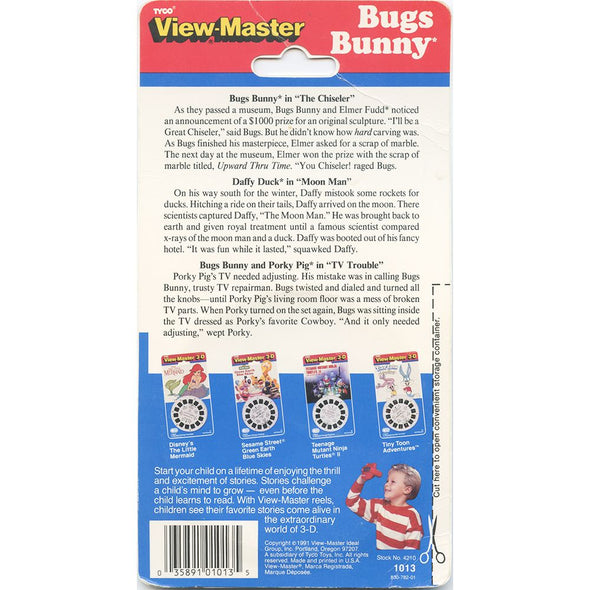 Bugs Bunny - View-Master 3 Reel Set on Card - NEW - 1013 VBP 3dstereo 