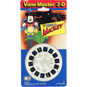 Perils of Mickey Mouse - View-Master 3 Reel Set on Card - NEW - 3090 VBP 3dstereo 