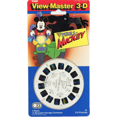Perils of Mickey Mouse - View-Master 3 Reel Set on Card - NEW - 3090 VBP 3dstereo 