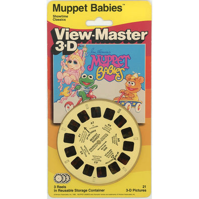 Muppet Babies - View-Master 3 Reel Set on Card - NEW VBP 3dstereo 