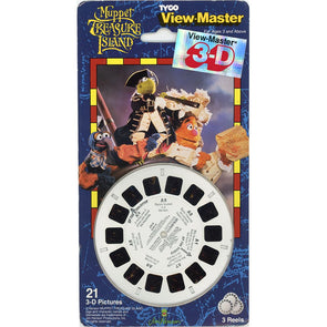 Muppet Treasure Island - ViewMaster 3 Reel Set on Card - 1995 - NEW VBP 3dstereo 