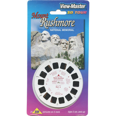 Mt.Rushmore - View-Master 3 Reel Set on Card - NEW - (VBP-5277) VBP 3dstereo 