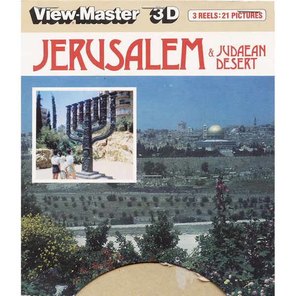 Jerusalem - View-Master 3 Reels on Card - vintage - 5332 –