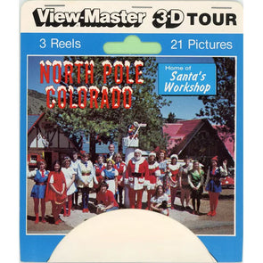 North Pole Colorado - Santa's Workshop - View-Master 3 Reel set on card - vintage - 5362 VBP 3dstereo 