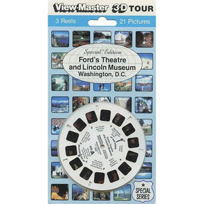2 Andrew - Ford's Theatre and Lincoln Museum - View-Master 3 Reel set on Card - NEW - (5463) VBP 3dstereo 
