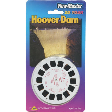 Hoover Dam - View-Master 3 Reel Set on Card - NEW - (VBP-5486) VBP 3dstereo 