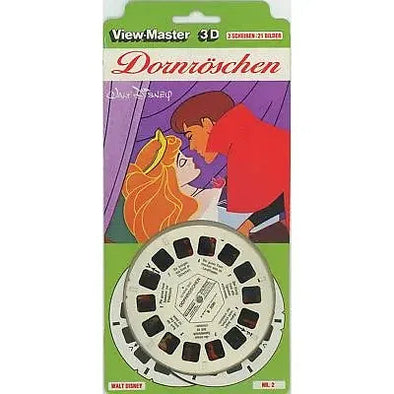 1 ANDREW - Sleeping Beauty (Dornröschen) - View-Master 3 Reel Set on Card - 1986 - vintage - (B308-D) VBP 3dstereo 
