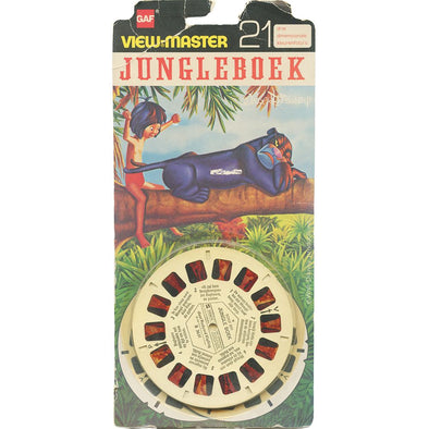 10 ANDREW - Jungleboek - View-Master 3 Reel Set on Card - unopened - BB363-123N VBP 3dstereo 