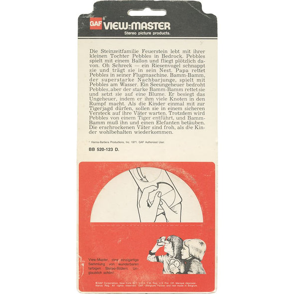 10 ANDREW - Die Feuersteins - View-Master 3 Reel Set on Card - unopened - BB520-123-D VBP 3dstereo 