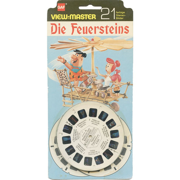 10 ANDREW - Die Feuersteins - View-Master 3 Reel Set on Card - unopened - BB520-123-D VBP 3dstereo 