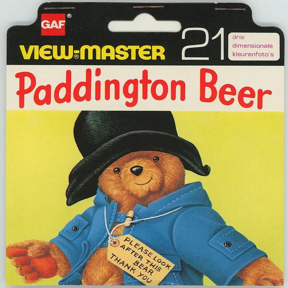 Paddington Beer - View-Master 3 Reel Set on Card - 1978 - vintage - (BD168-123N) VBP 3dstereo 