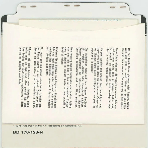 Suske en Wiske - View-Master 3 Reel Set on Card - 1978 - vintage - (BD170-123N) VBP 3dstereo 